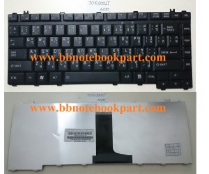 Toshiba Keyboard คีย์บอร์ด Satellite A200  A205  A210  A215  A300  A305  /  L200  L300  L310  L450  L510  /  M200  M205  M300  M305  M500  /  R200  R205  ภาษาไทย/อังกฤษ